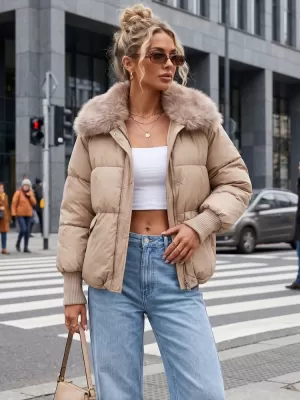 Дамско яке DSTREET TY5816 КАРАМЕЛ