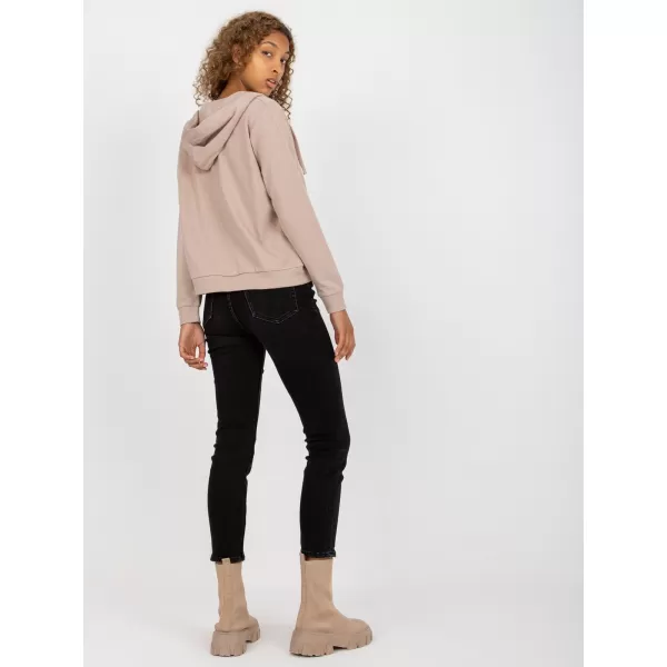  Дамски суичър BASIC FEEL GOOD B-002.65 ТЪМНО БЕЖОВО 