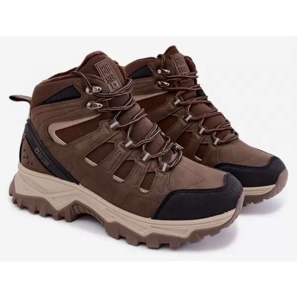  Мъжки обувки BIG STAR SHOES UU174316 КАФЯВИ/БЕЖОВИ СЕНКИ 
