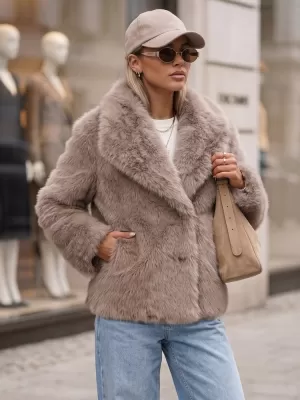 Дамско яке DSTREET TY5905 БЕЖОВО