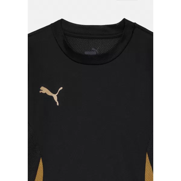  Детска спортна тениска PUMA TEAMGOAL MATCHDAY JERSEY JR 70574828 PUMA BLACK/PUMA GOLD/MATTE GOLD 