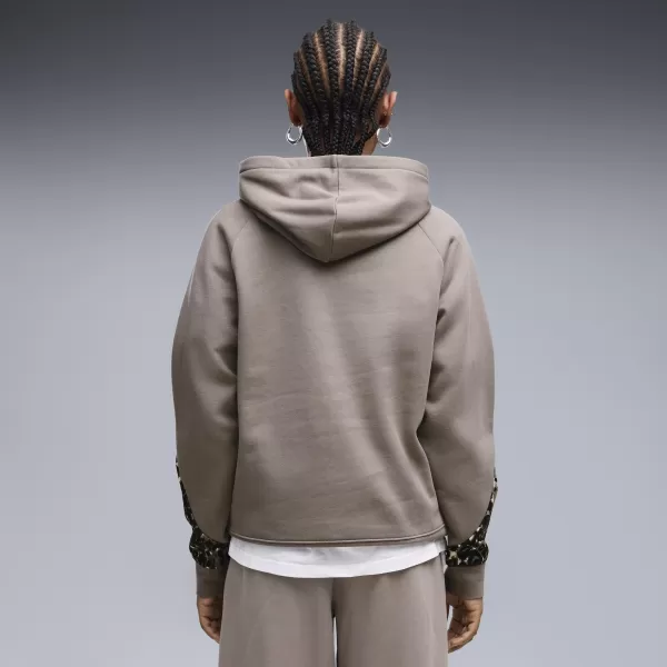  Дамски суичър PUMA SPORT ANIMAL STANDARD HOODIE FL 69400781 МИШО СИВО 