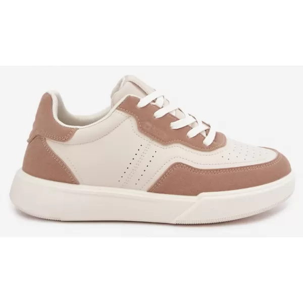  Дамски кецове BIG STAR SHOES UU274275 БЯЛО/БЕЖОВО 