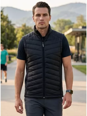Мъжка хибридна жилетка MALFINI PREMIUM CROSS 557 ЧЕРЕН