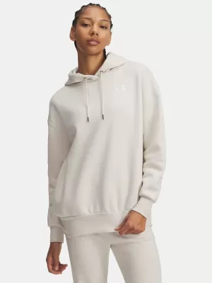 Дамски суичър UNDER ARMOUR ICON FLEECE OS HOODIE 1379495-111 БЯЛО