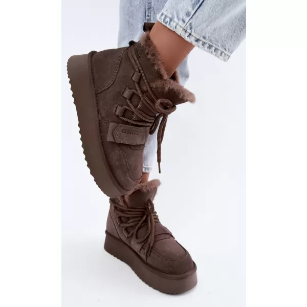  Дамски обувки BIG STAR SHOES UU274315 КАФЯВИ/БЕЖОВИ СЕНКИ 