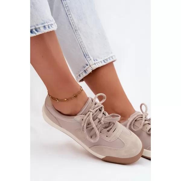  Дамски кецове BIG STAR SHOES UU274001 БЕЖОВО 