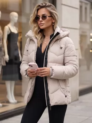 Дамско яке DSTREET TY5750 БЕЖОВО