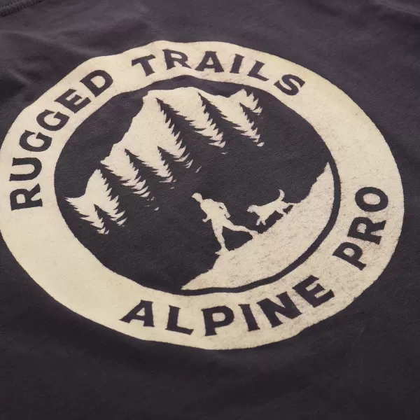  Мъжка тениска ALPINE PRO TERMES 4 ОБСИДИАН ВАРИАНТ ПА 
