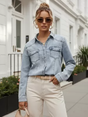 Мъжка риза DSTREET DY0489 СИНЬО