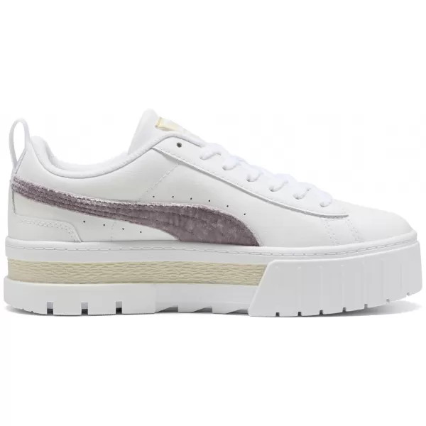  Дамски кецове PUMA MAYZE VELVET DREAM WNS 403326-01 ПУМА БЯЛО/СЛИВОВО СЛАДКО 