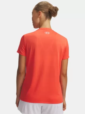 Дамска тениска UNDER ARMOUR TECH SSV- SOLID 1384229-690 ЧЕРВЕНО