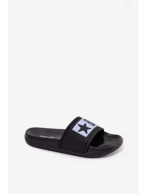 Детски чехли BIG STAR SHOES TT374A003 ЧЕРНО/СИНЬО