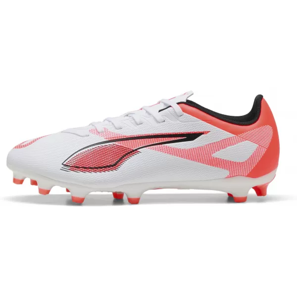  Футболни обувки PUMA ULTRA 5 PLAY FG/AG 108169-01 БЯЛО/ЧЕРНО/СВЕТЕЩО ЧЕРВЕНО 