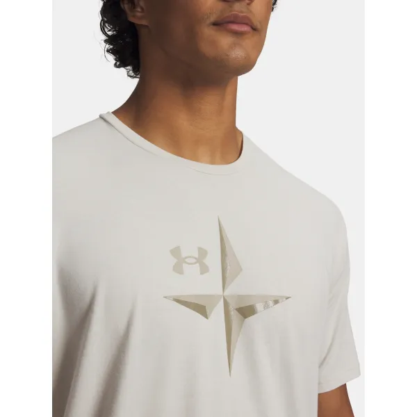  Мъжка тениска UNDER ARMOUR EXPLOR GRAPHIC SS 6012783-110 БЯЛО 