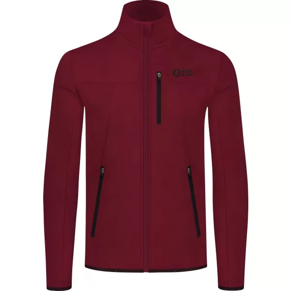  Мъжки суичър powerfleece NORDBLANC MORASS NBSFM8335 БОРДО 