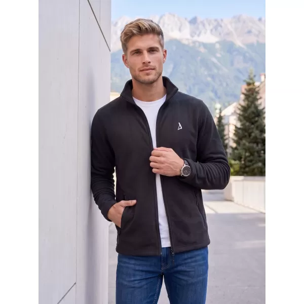  Мъжки поларен суичър ALTISPORT ALM002852 ЧЕРНО И СРЕБРИСТО 