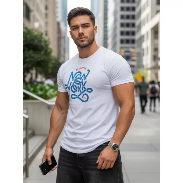  Мъжка тениска DSTREET RX5369 БЯЛО 