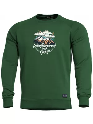 Мъжки пуловер PENTAGON HAWK WEATHERPROOF K09019-WE СПРИНГБОК ЗЕЛЕНО