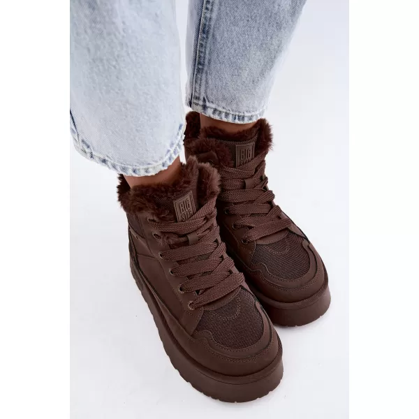  Дамски обувки BIG STAR SHOES UU274168 КАФЯВИ/БЕЖОВИ СЕНКИ 