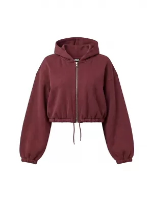 Дамски суичър URBAN CLASSICS TB8635-00606 БОРДО