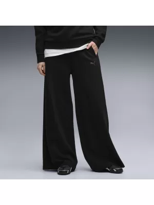 Дамски панталон PUMA CLASS RELAXED WIDE LEG PANTS 69401301 ПУМА ЧЕРНА