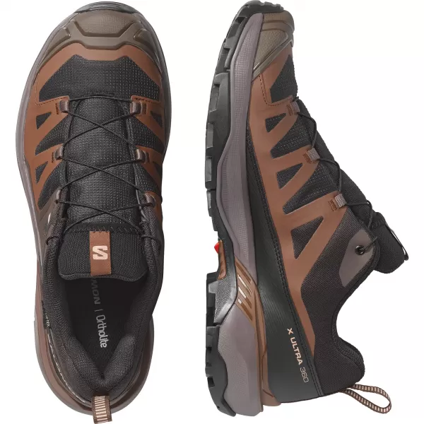  Мъжки обувки SALOMON X ULTRA 360 GORE-TEX L45473300 ЧЕРНА/ТЪМНА ЧАЙКА СИВА/ТЪМНА ЗЕМЯ 