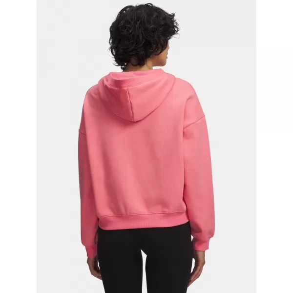  Дамски суичър UNDER ARMOUR ICON FLEECE HZ HOODIE 6012843-600 РОЗОВО 