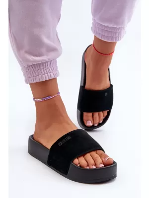 Дамски чехли BIG STAR SHOES NN274A670 ЧЕРЕН