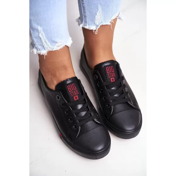  Дамски кецове BIG STAR SHOES GG274007 ЧЕРЕН 