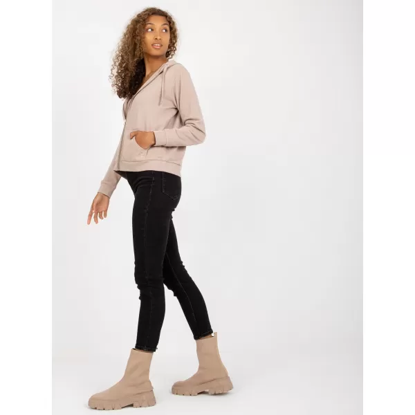  Дамски суичър BASIC FEEL GOOD B-002.65 ТЪМНО БЕЖОВО 