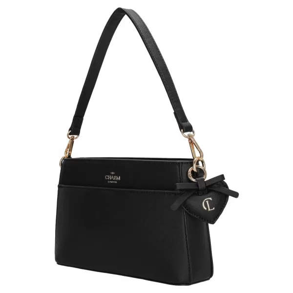  Дамска чанта CHARM LONDON Cambridge W01060 Black ЧЕРЕН 