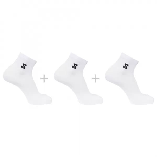  Чорапи SALOMON EVERYDAY LITE QUARTER 3-PACK LC2911800 БЯЛО 
