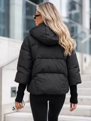 Дамско яке DSTREET TY5826 ЧЕРЕН