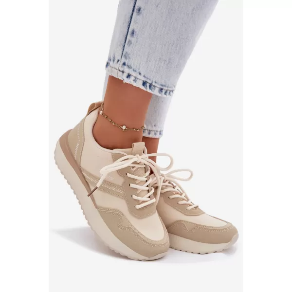  Дамски кецове BIG STAR SHOES TT274278 БЕЖОВО 