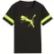 Детска тениска PUMA ATTACANTO LOGO JERSEY JR 66104603 PUMA BLACK/LIME SQUEEZE