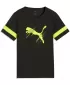 Детска тениска PUMA ATTACANTO LOGO JERSEY JR 66104603 PUMA BLACK/LIME SQUEEZE