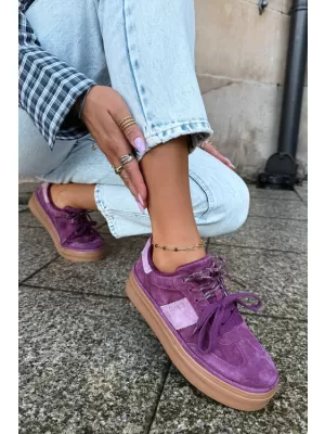 Дамски кецове BIG STAR SHOES UU274772 ЛИЛАВИ СЕНКИ