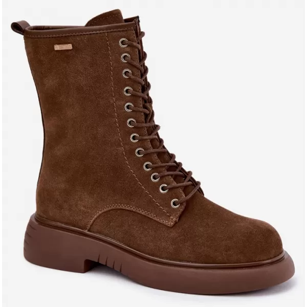  Дамски обувки BIG STAR SHOES UU274611 КАФЯВО/БЕЖОВО 