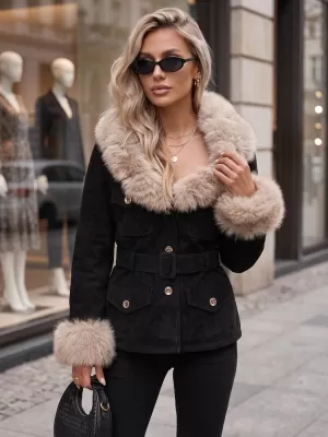 Дамско яке DSTREET TY5850 ЧЕРЕН