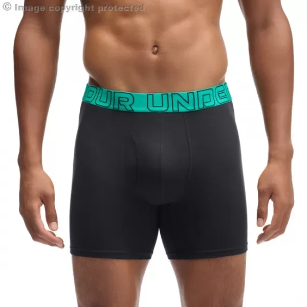  Мъжки боксерки UNDER ARMOUR UA PERFORMANCE COTTON - SOLID 6 - 3PK 1383889-007 ЧЕРЕН 