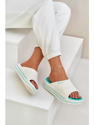Дамски чехли BIG STAR SHOES NN274A038 БЯЛО