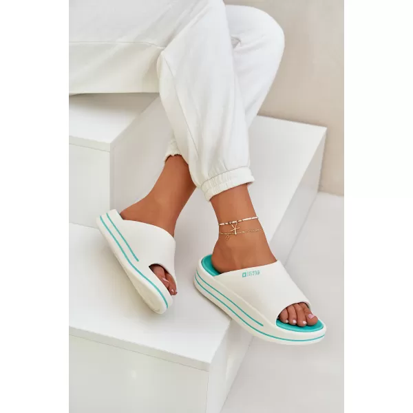  Дамски чехли BIG STAR SHOES NN274A038 БЯЛО 