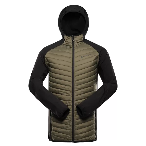  Мъжки суичър ALPINE PRO NORN БРЪШЛЯН ЗЕЛЕН 