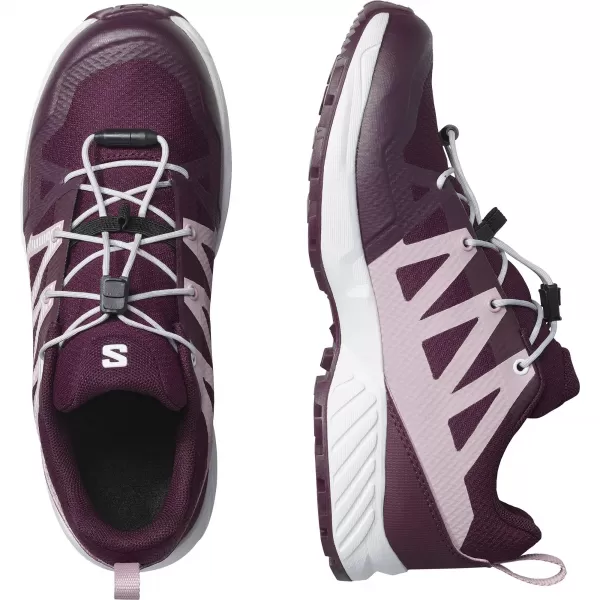 Детски обувки SALOMON OUTSCAPE WATERPROOF L49212600 ЗИМЕН ЦЪФТЕЖ/ЗОРА РОЗОВО/БЯЛО 