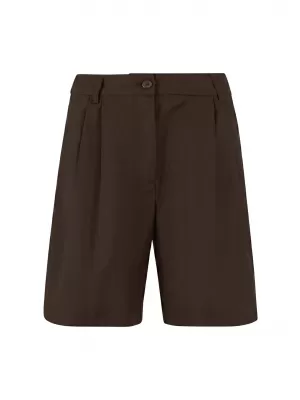 Дамски бермуди URBAN CLASSICS TB7196-00075 КАФЯВО
