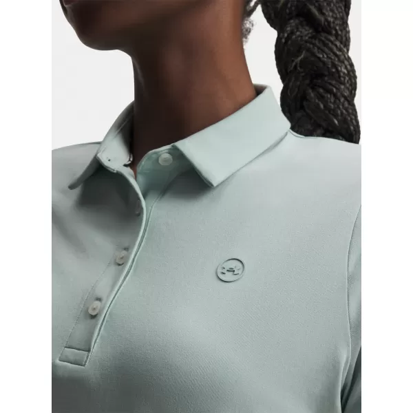  Дамска тениска UNDER ARMOUR UA ARMOURDRY SS POLO 6009805-477 СИНЬО 