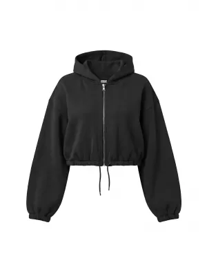 Дамски суичър URBAN CLASSICS TB8635-00007 ЧЕРЕН