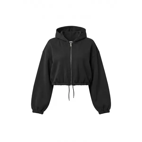 Дамски суичър URBAN CLASSICS TB8635-00007 ЧЕРЕН 