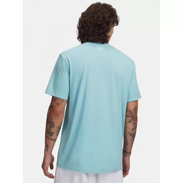  Мъжка тениска UNDER ARMOUR M SPORTSTYLE LC SS 1326799-425 СИНЬО 